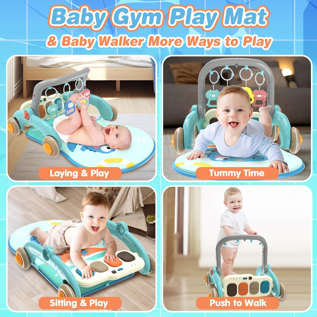 Multi-functional Baby Fitness Walker