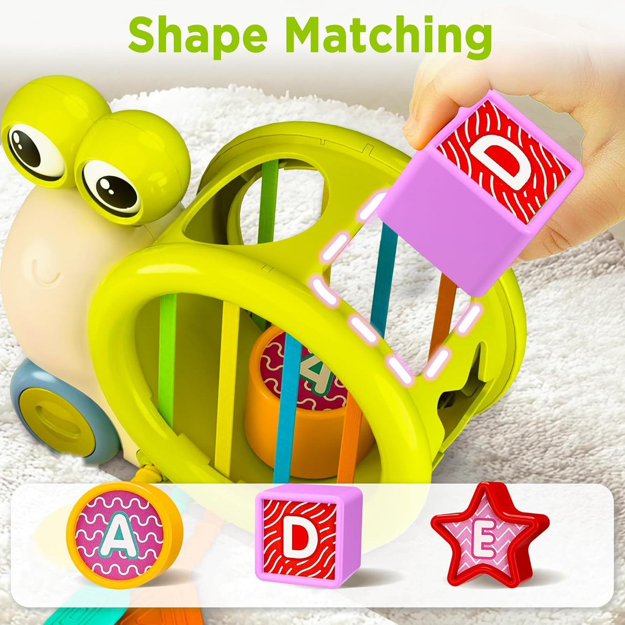 Premium Baby Snail Activity Toy