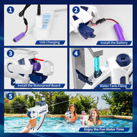Electric Continuous Firing Space Water Gun