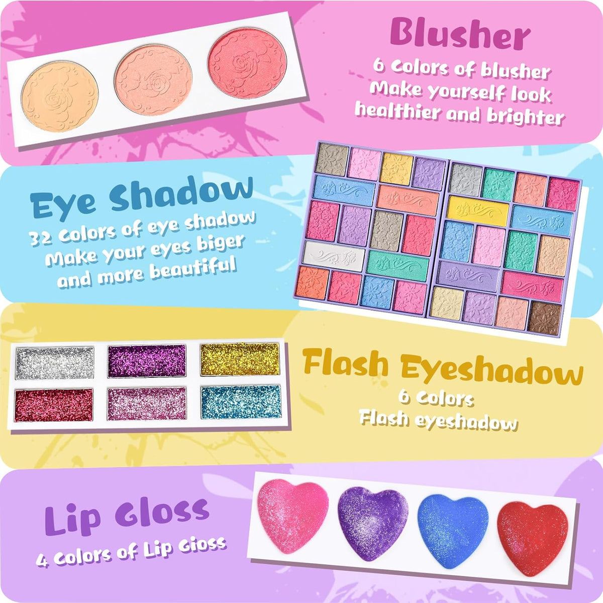 Realistic Unicorn Pretty Mini Makeup Kit