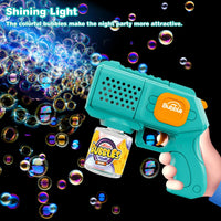 10 Holes Electric Lighting Fun Bubble Machine