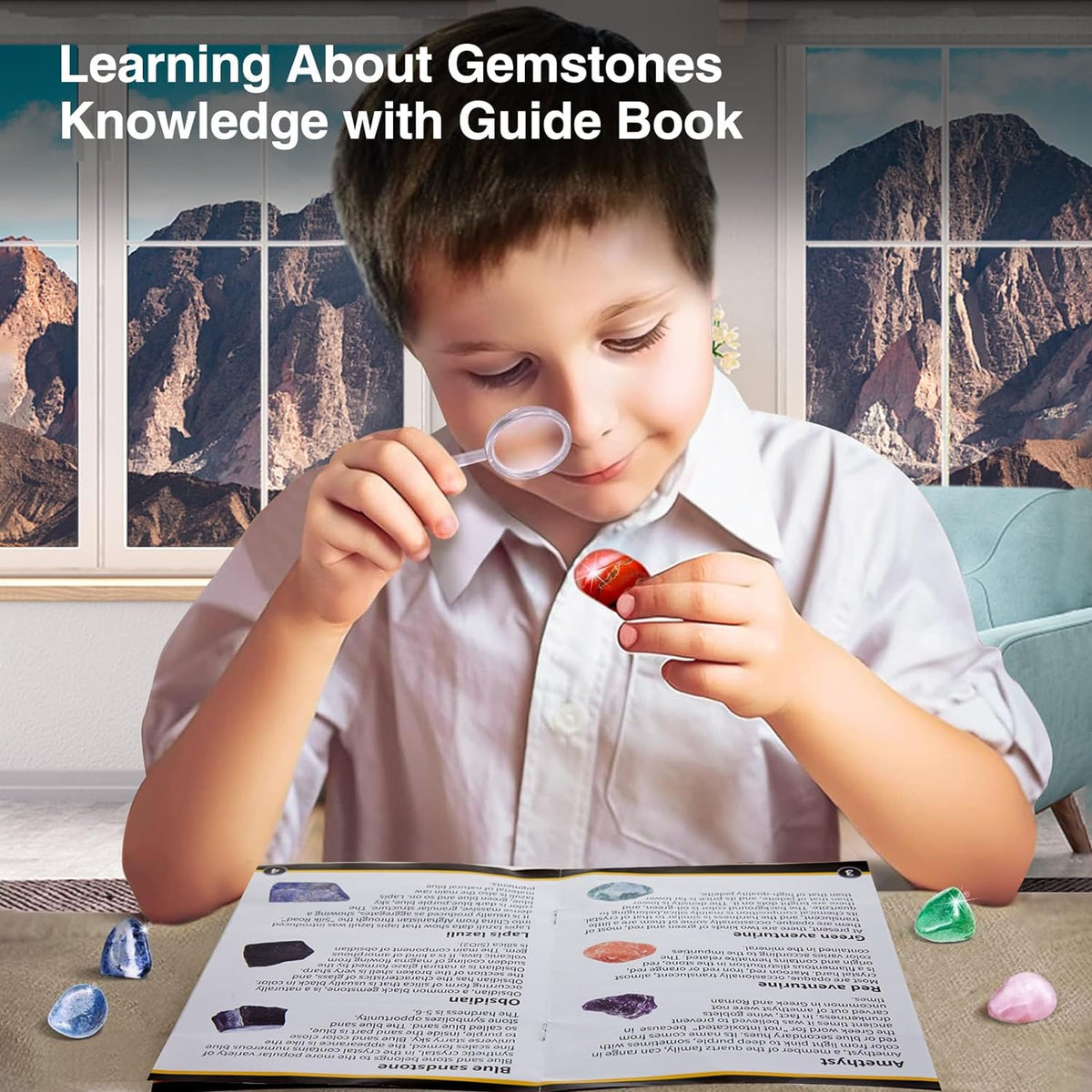 Genuine Mega Gemstone Dig Kit - Dig-up 15 Gems