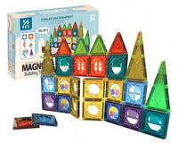 56Pcs Creative Magnetic Building Tiles Block