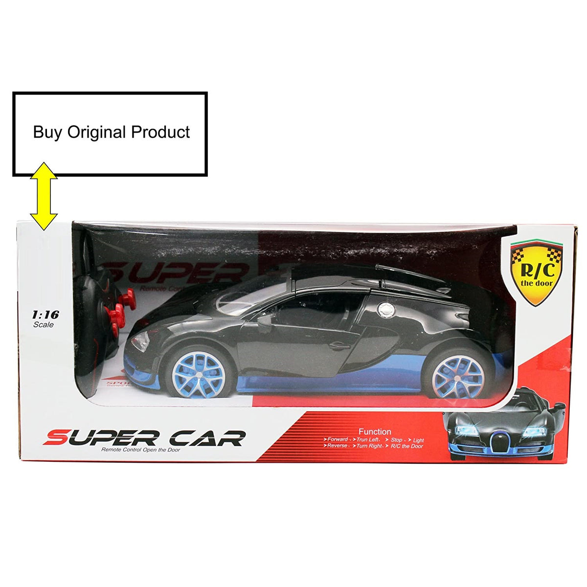 Remote Control Bugatti Openable Doors Model Car