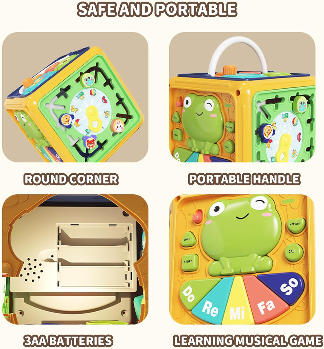 Musical Cubbies Buy Multi-functional Baby Musical Activity Cube online in Pakistan ...