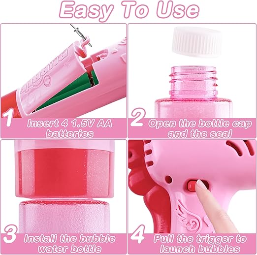 Dream Unicorn Bubble Stick With Light Music
