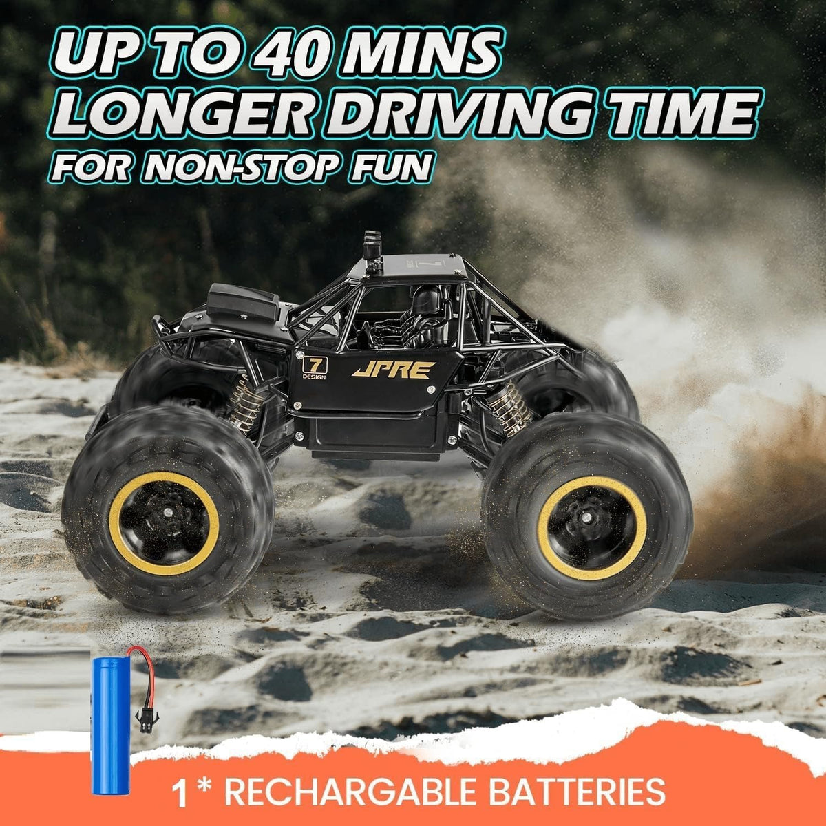 2.4GHz RC Alloy Moka Rock Crawler With Camera