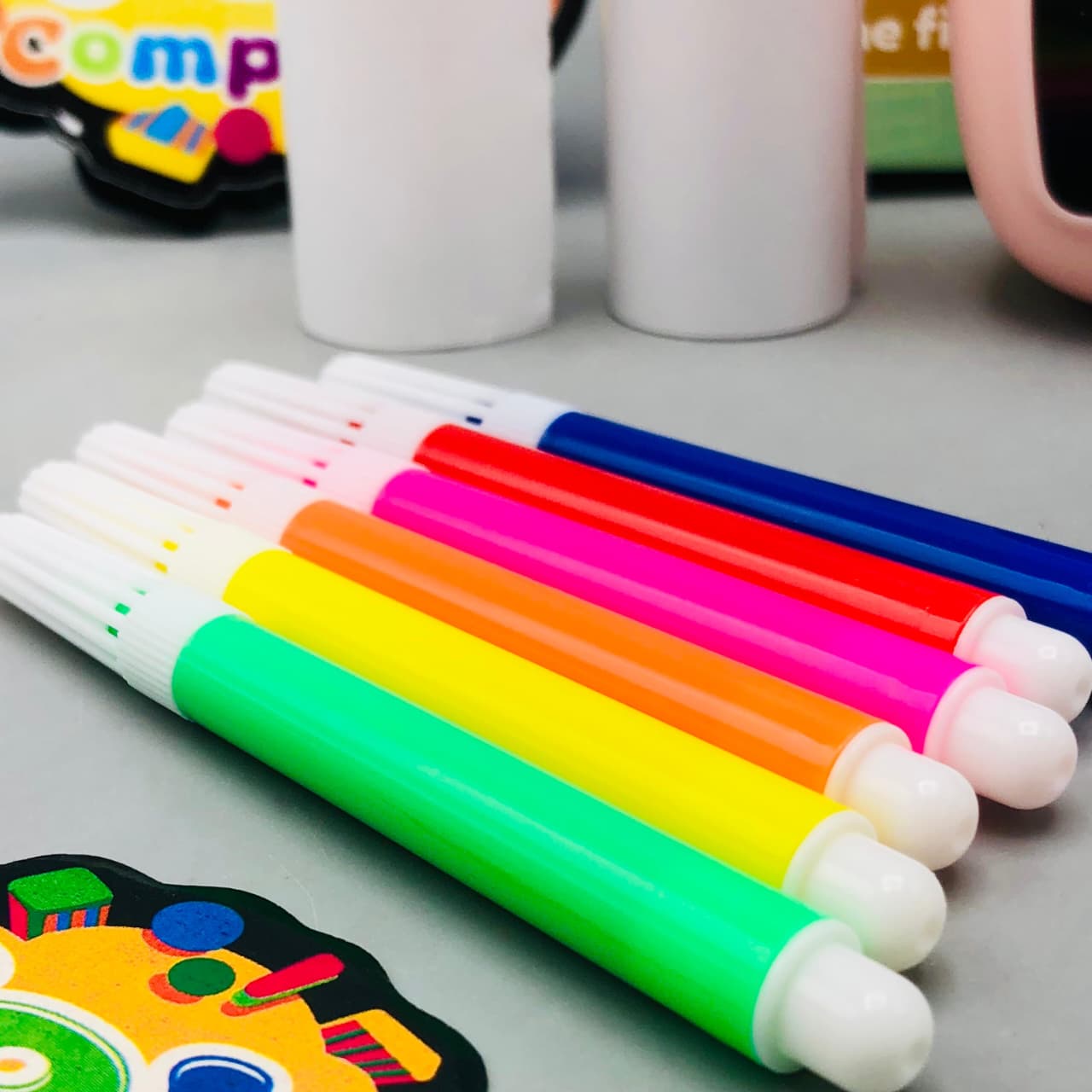 Kids Cute Panda Themed Instant Digital Print Camera - Blue