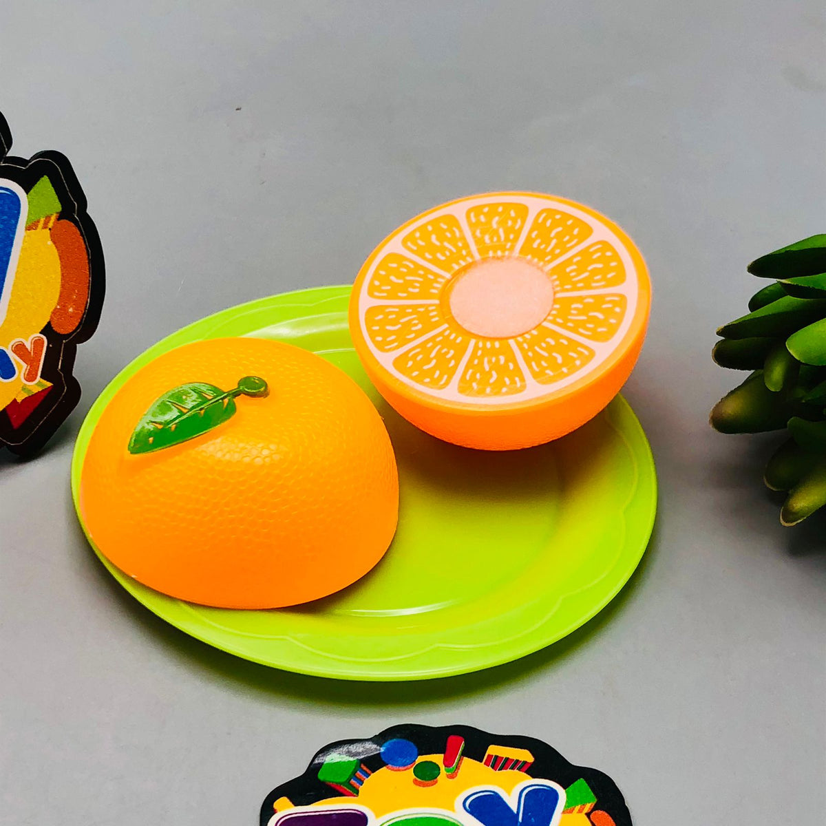 9Pcs Pretend Play Fruits Cutting Set