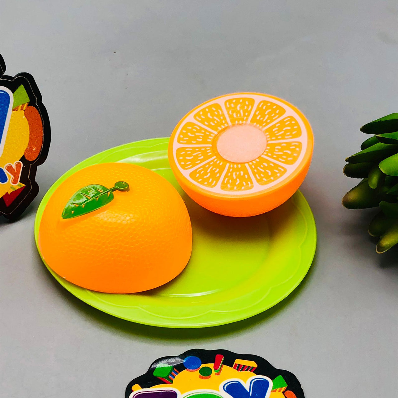 9Pcs Pretend Play Fruits Cutting Set