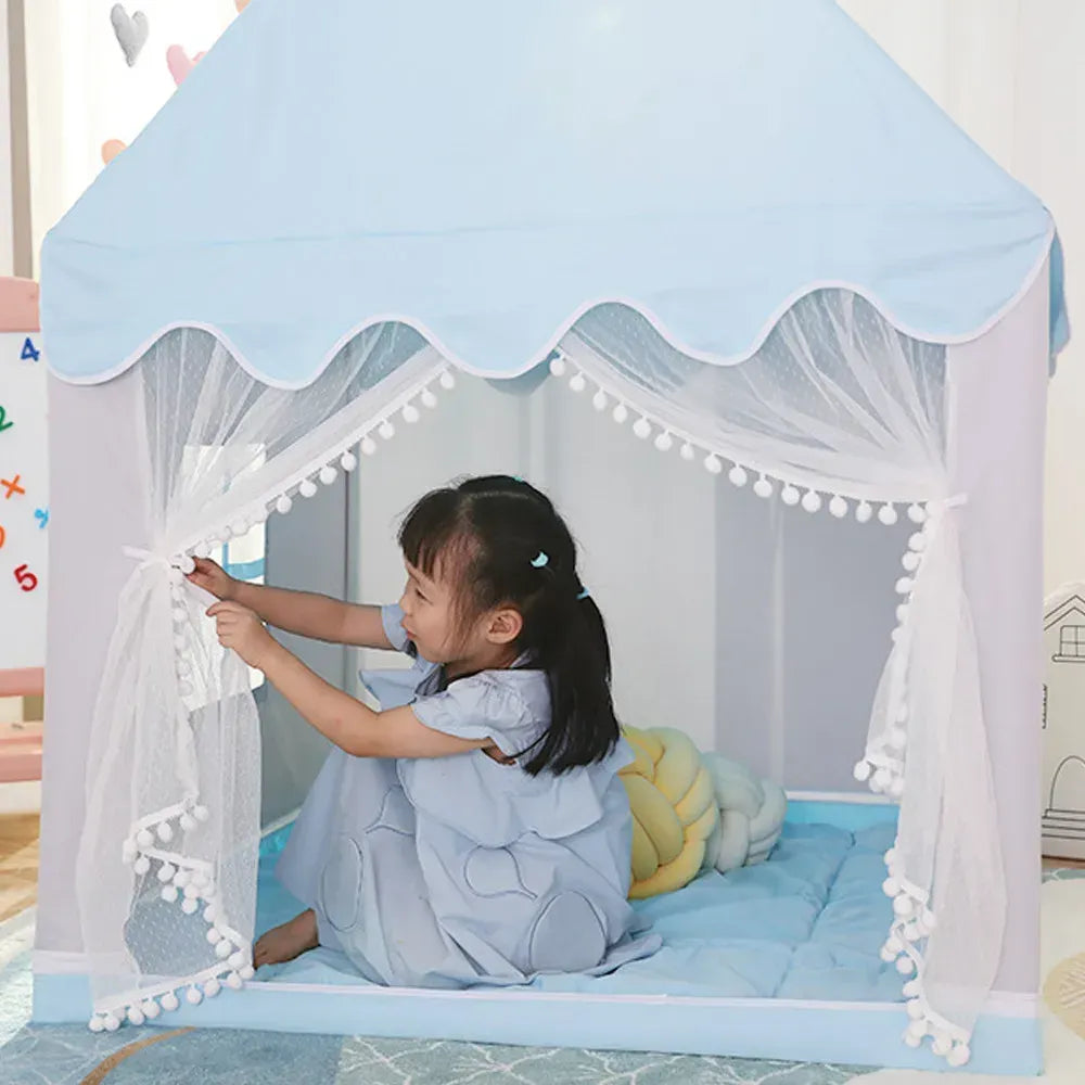 Castle Paradise Play Tent House 100"120"135"cm - Blue