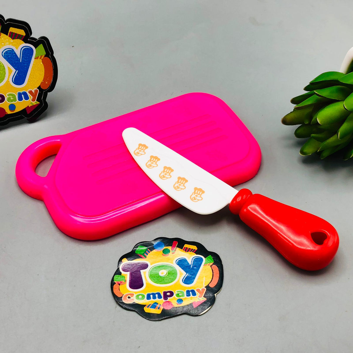 7Pcs Pretend Play Vegetable Cutting Set Without Packaging