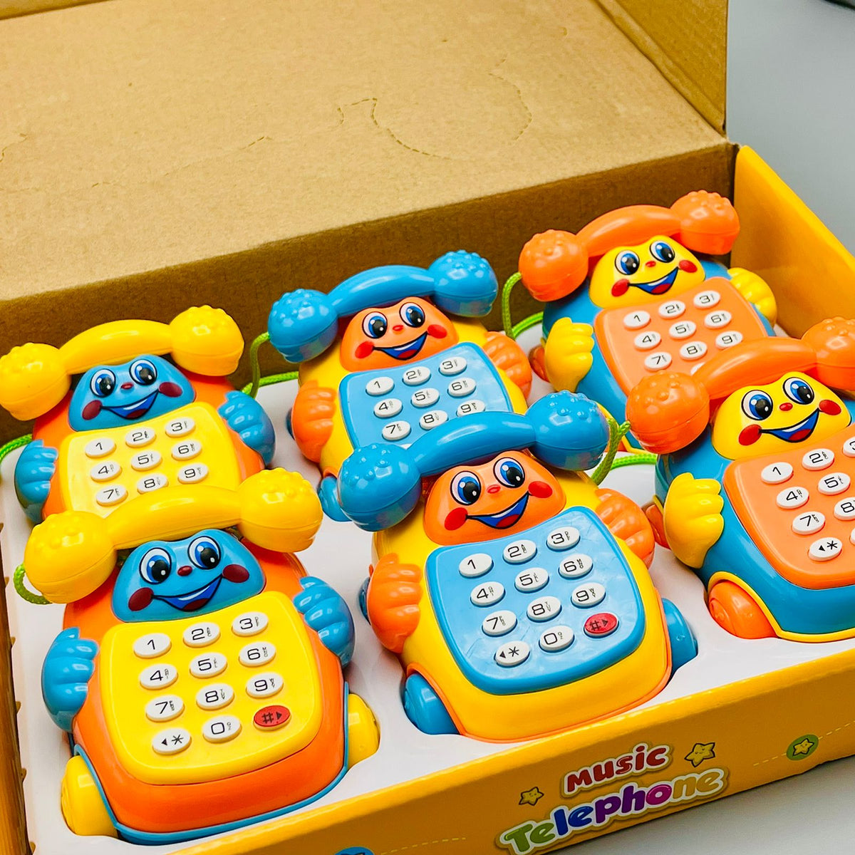 2 in 1 Musical Telephone Car