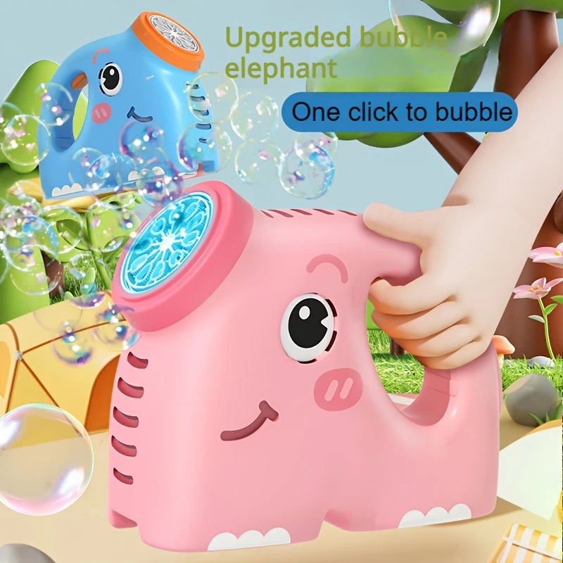 Electric Elephant Colorful Bubble Gun
