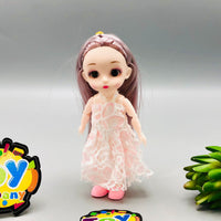 Premium Movable Joints Doll With Baby - Transparent Packaging
