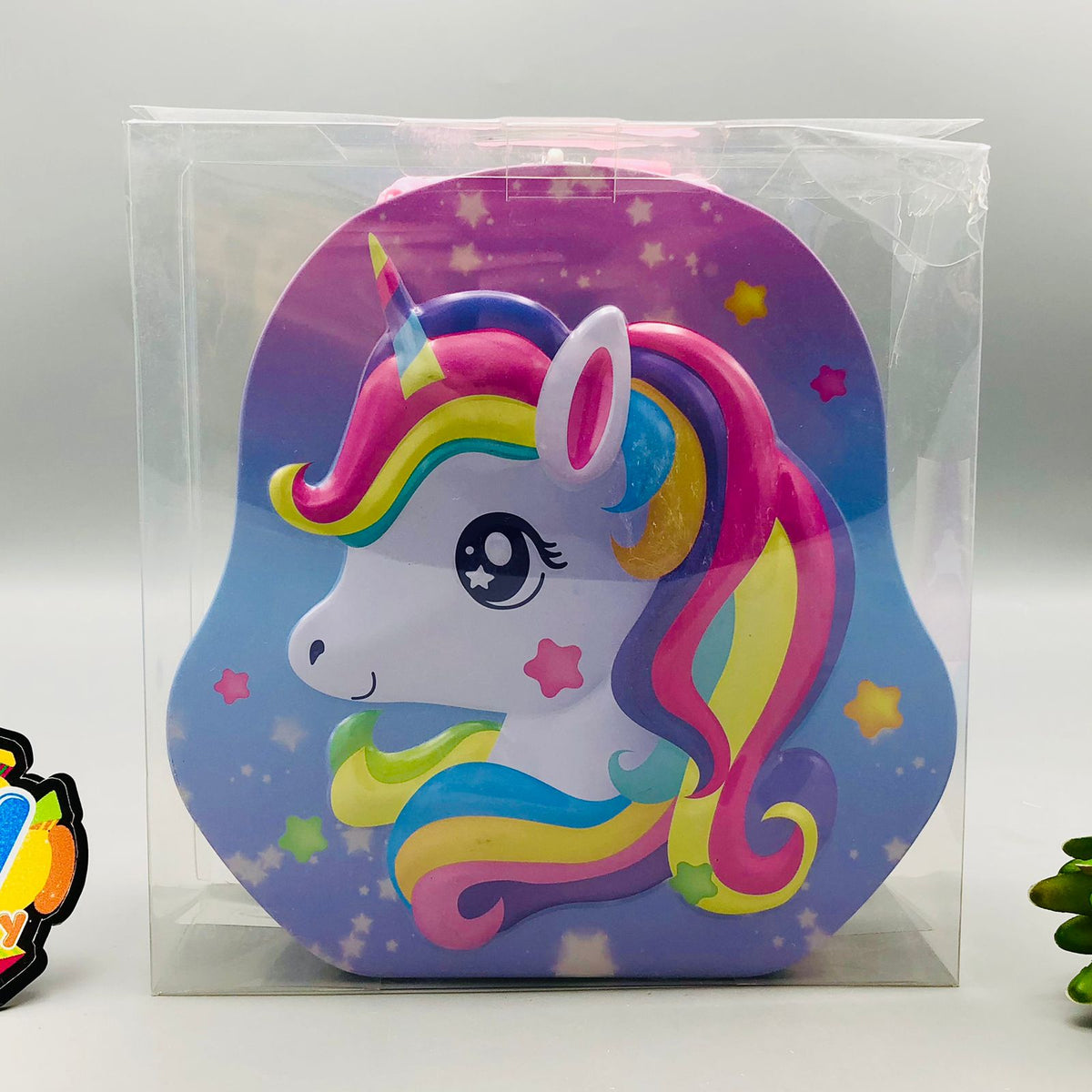Unicorn Themed Kids Coin Saving Box