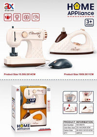 Kids Pretend Play Sewing Machine & Iron