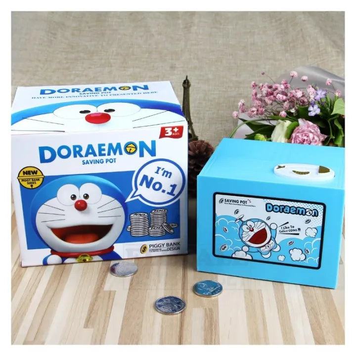 Doraemon Money Box Coin Saving Pot