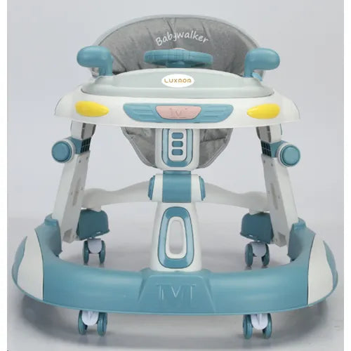 Multi-functional Baby Walker With Steering Wheel Tray