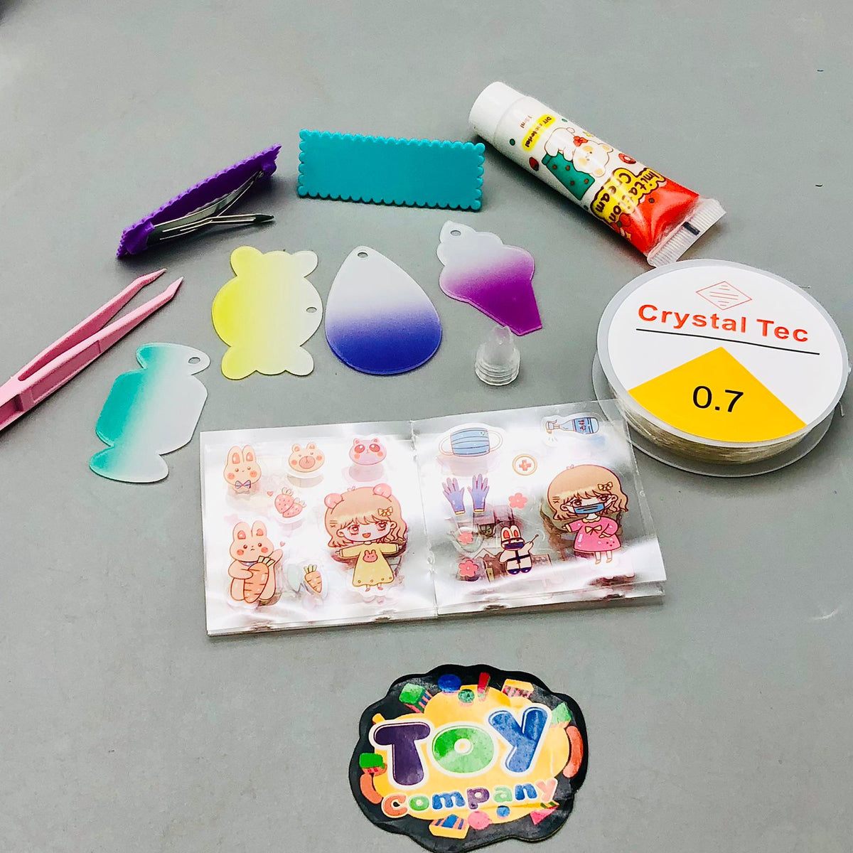 DIY Colorful Jewellery Beads Set With Storage Box