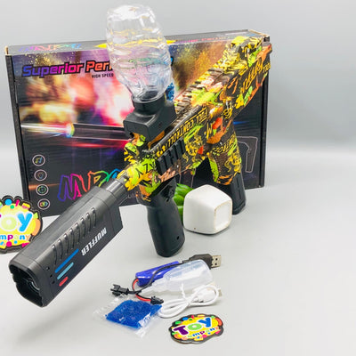 MP9 Rechargeable Gel Blaster Shooting Gun With Colorful Light