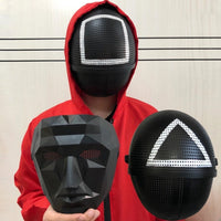Halloween Black Boss Plastic Mask-Assortment
