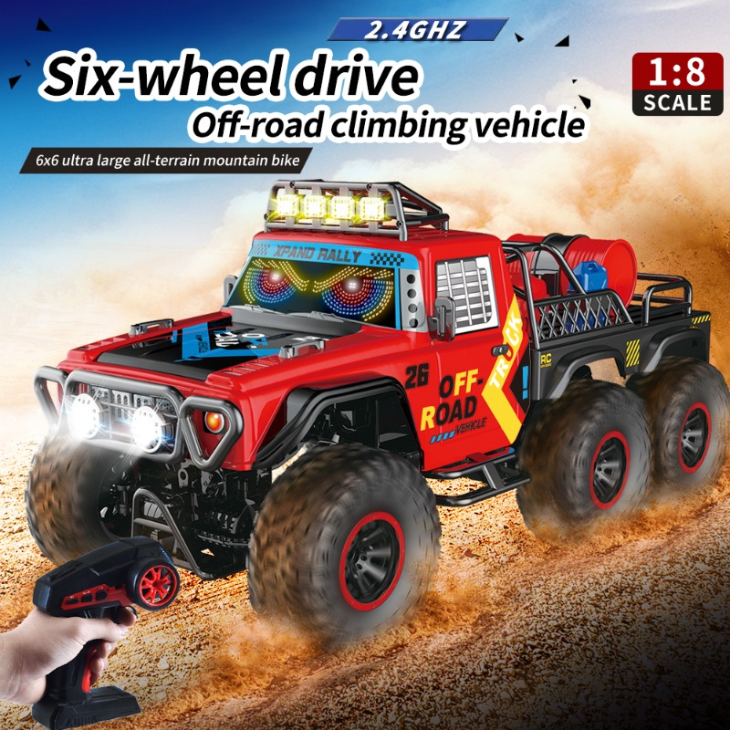 1:8 RC XPAND RALLY 6WD Off-Road Rock Crawler