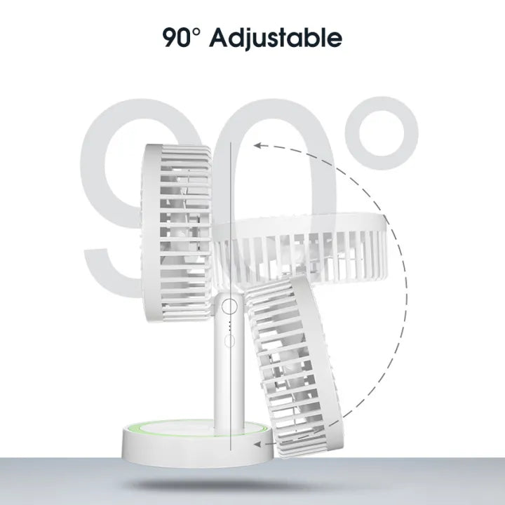 Multi-Function USB Rechargeable Table Fan