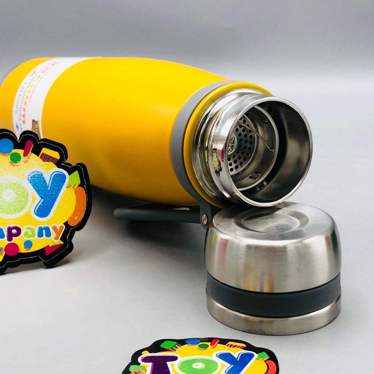 850ml Stainless Steel Vacuum Insulated Sports Water Bottle - Yellow