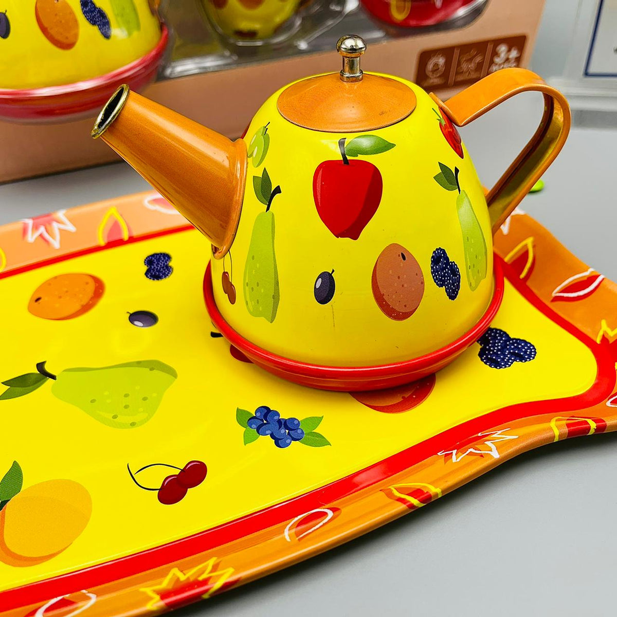 Boutique Metal Tea Set