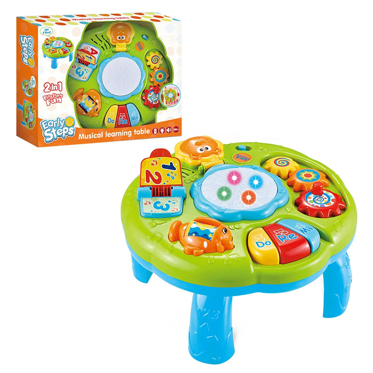 2in1 Toddlers Musical Activity Table