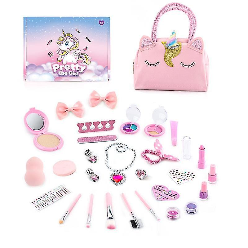 Realistic Unicorn Handbag Cosmetic Set