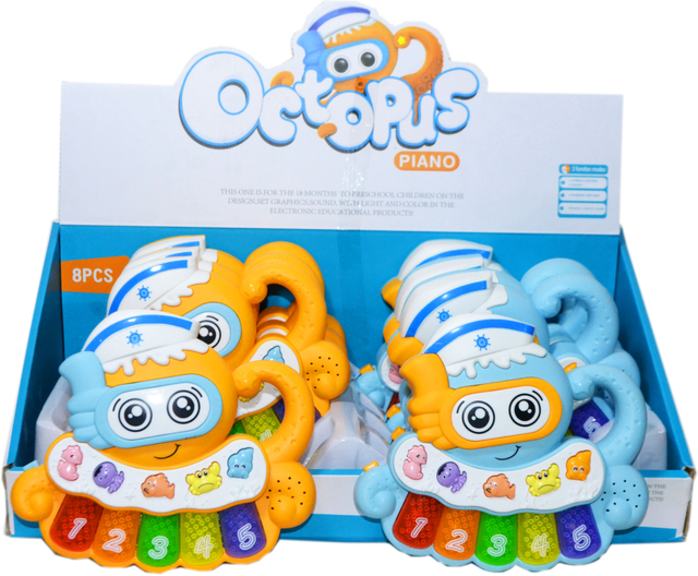 Multi-Function Octopus Piano Toy