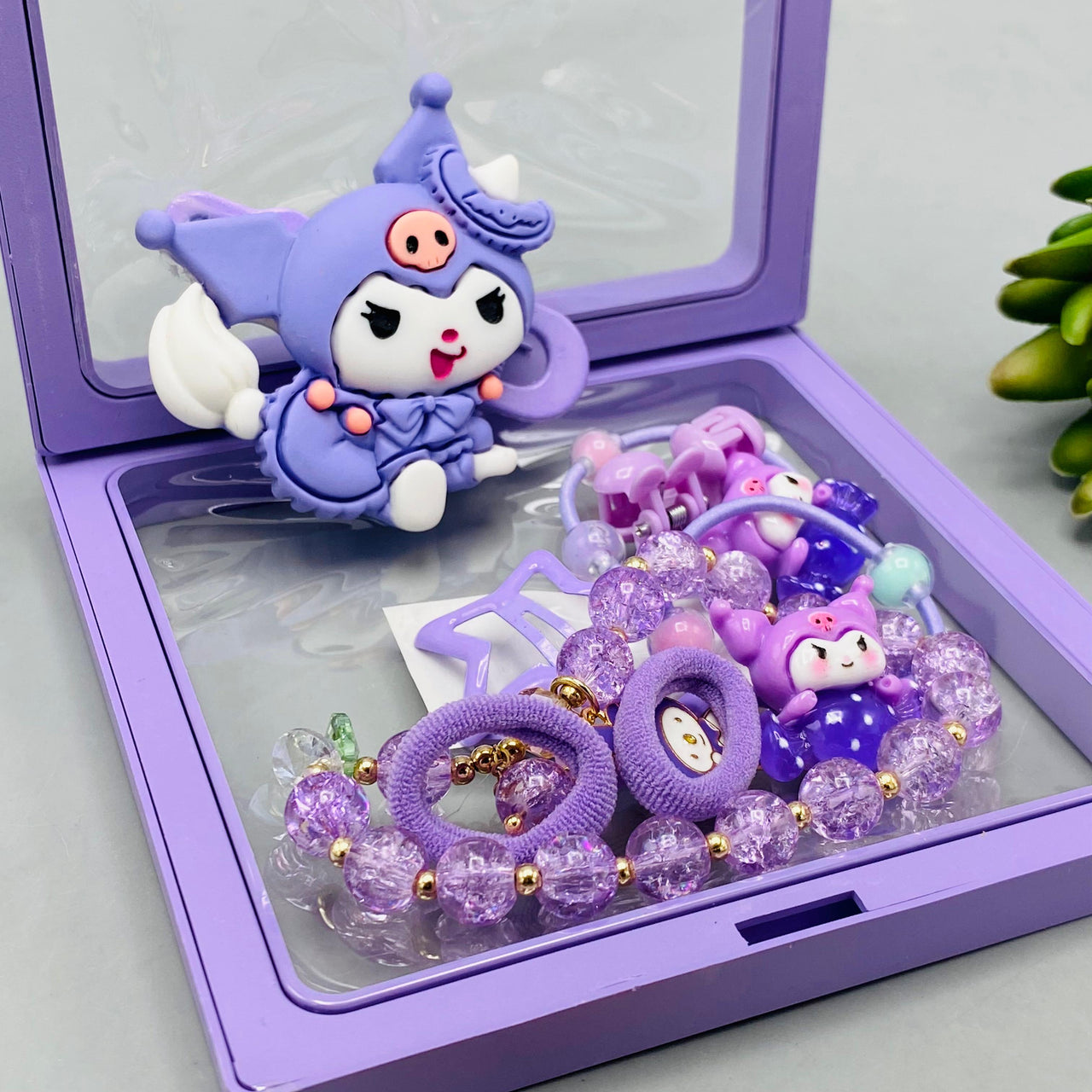 10Pcs Kuromi Girls Hair Accessories Set