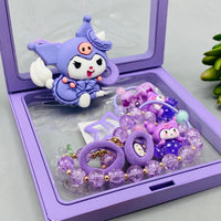 10Pcs Kuromi Girls Hair Accessories Set