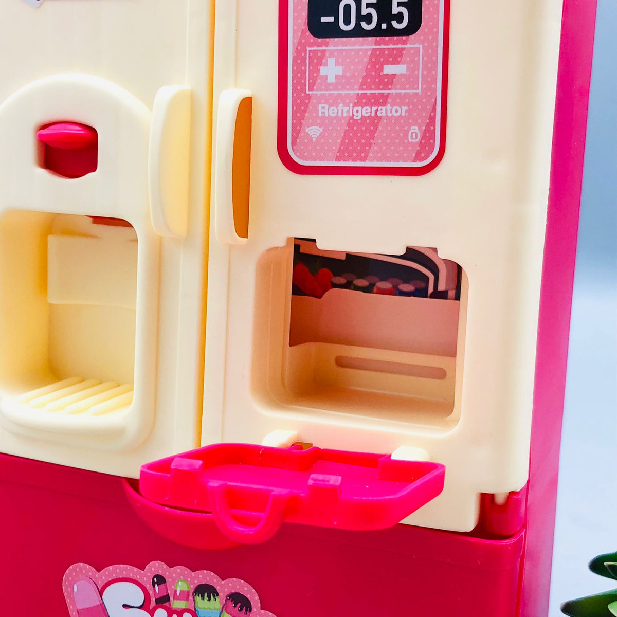 Pretend Play Frozen Food Refrigerator Set