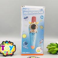 Rechargeable Spaceman Themed Handheld Bluetooth Microphone