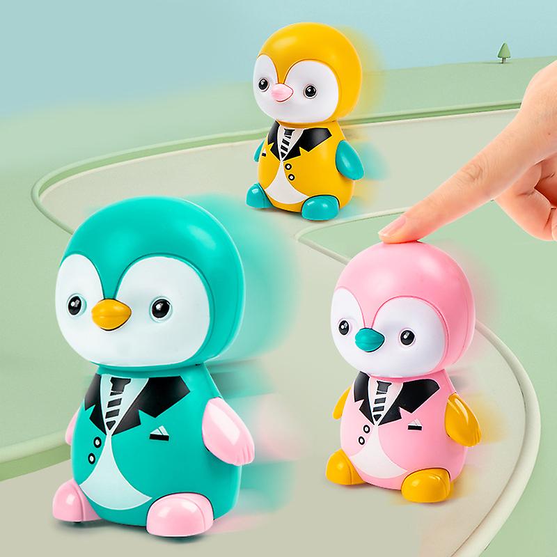 1Pc Press & Go Cute Shape Little Penguin