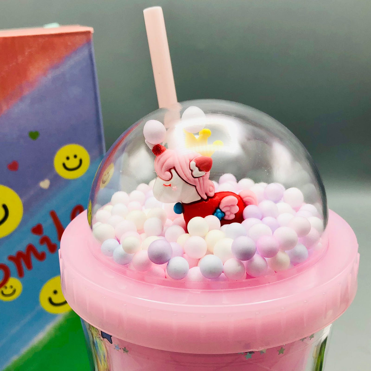 Premium Glitter Unicorn Water Mug With Cool Lights
