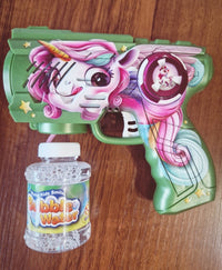 10 Holes Unicorn Crazy Automatic Bubble Gun