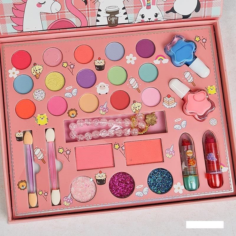 Mini 29Pcs Realistic Fashion Makeup Set For Girls