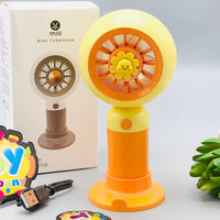 Rechargeable Cartoon Turbine Cooling Fan - Assortment