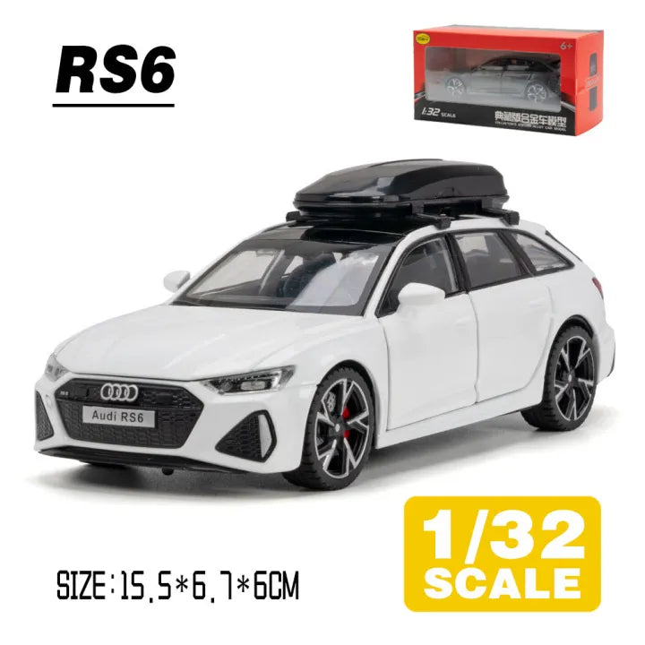 1:32 Diecast Metal Audi RS6 Model Car
