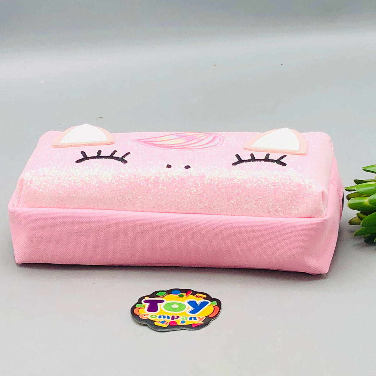 Premium Unicorn Themed Kids Pencil Pouch - Pink