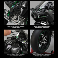 1:6 Diecast Kawasaki Ninja H2R Bootable Spray Bike