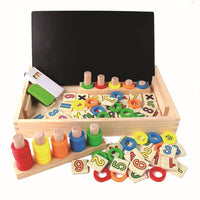 Wooden Donuts Number-Crunching Board