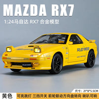 1:24 Diecast Mazda RX7 - Yellow