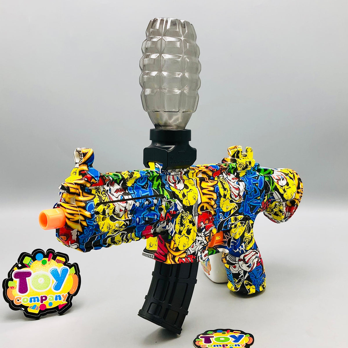 M416 Water Bullet Shooting Gun With Colorful Light Silencer