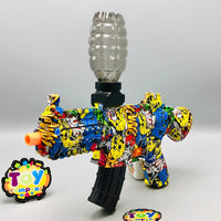 M416 Water Bullet Shooting Gun With Colorful Light Silencer