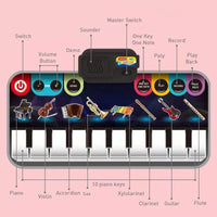 Intelligent Musical Instrument Piano Play-Mat (60x30cm)